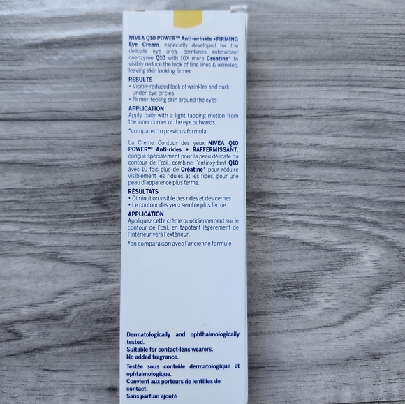 ๐ * free add on* Nivea Q10 Power Anti Wrinkle Eye Cream - Picture 2 of 2